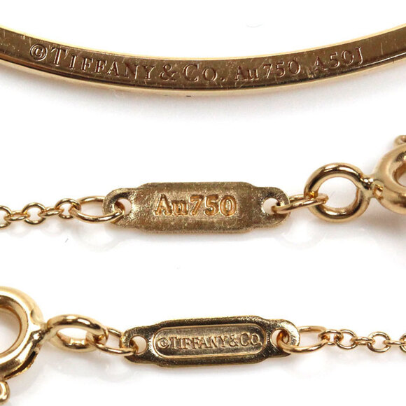 TIFFANY & CO. 18k Rose Gold Diamond Necklace - Picture 4 of 6